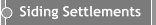 Siding Settlements